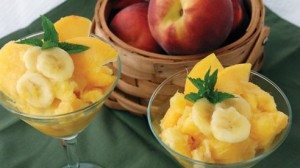 This is a very cool and refreshing dessert that can also be used on cereal with cold milk.