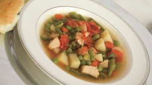 Here's an easy soup, add some bread and maybe a salad and you have a meal!
