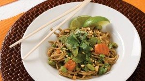 If you like peanuts and noodles, you'll enjoy this tasty and colorful dish.