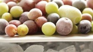 Red, purple, green or white-any type of seedless grape freezes beautifully for snacking.