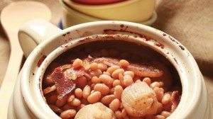 Long and slow cooking, this earthy and aromatic bean recipe starts with dried beans (the best choices are pea, navy or white beans, or a mixture of all three) and gets big boosts of flavor from smoked bacon, sweet cider, molasses and spicy dried mustard.
