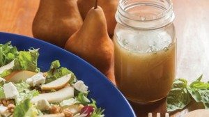 Any grade of maple syrup will do, but for full, robust flavor, choose darker, late season maple syrup. This vinaigrette is perfect for salads that feature slices of pears or apples and salty feta or goat cheese.