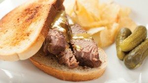St. Patrick’s Day calls for a traditional corned beef dish, a simple preparation but oh so tasty. Leftovers, if that’s possible, make a great sandwich the next day.