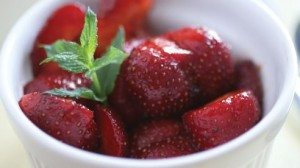 Strawberry simplicity.