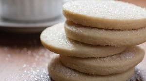 One of the best ways to showcase the taste of naturally sweet pure butter is in a shortbread cookie. Simple to make, they require only four ingredients and a light touch. Minimal handling of the dough will reward you with a finely pored cookie that has a tender, crumbly texture.