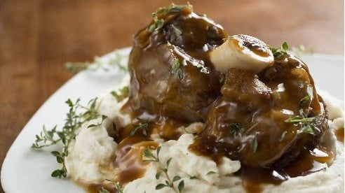 This is the type of dish that goes perfectly with a chilly autumn day or a frosty winter afternoon. Braise them a day ahead and the flavor will deepen overnight in the refrigerator.