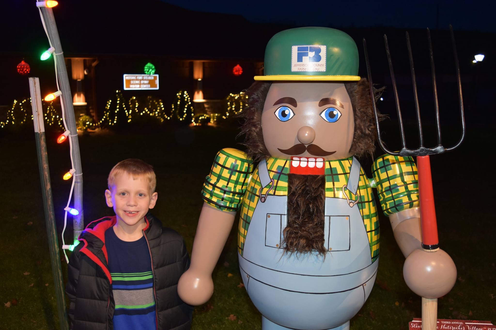 Lifesize 'Farmer' nutcracker is named Ohio Farm Bureau
