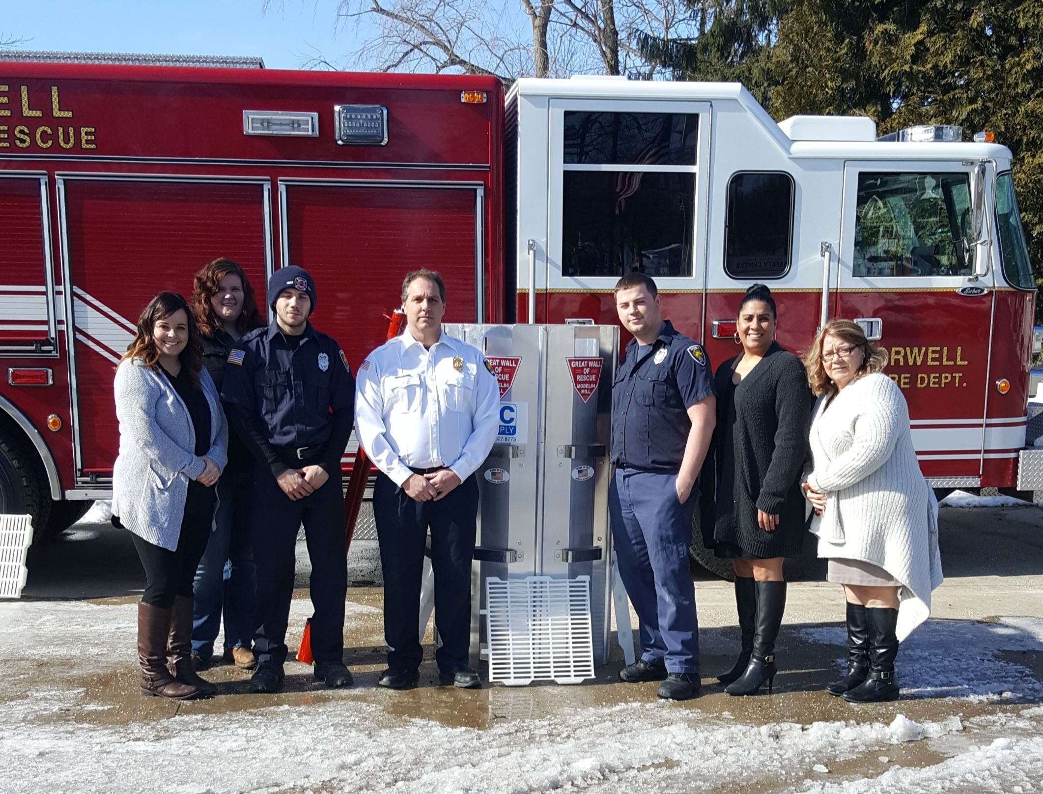 Farm Bureau, Nationwide Award Orwell Fire Department Grain Bin Rescue