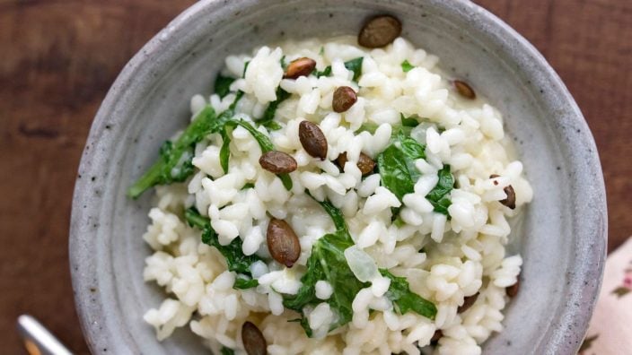 Risotto with Tuscan Kale