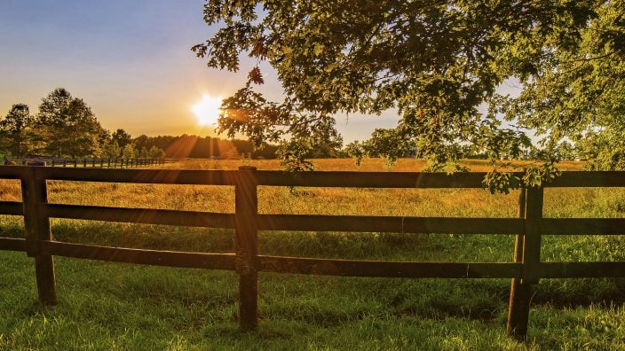 Rural sunset, Union County, Ohio