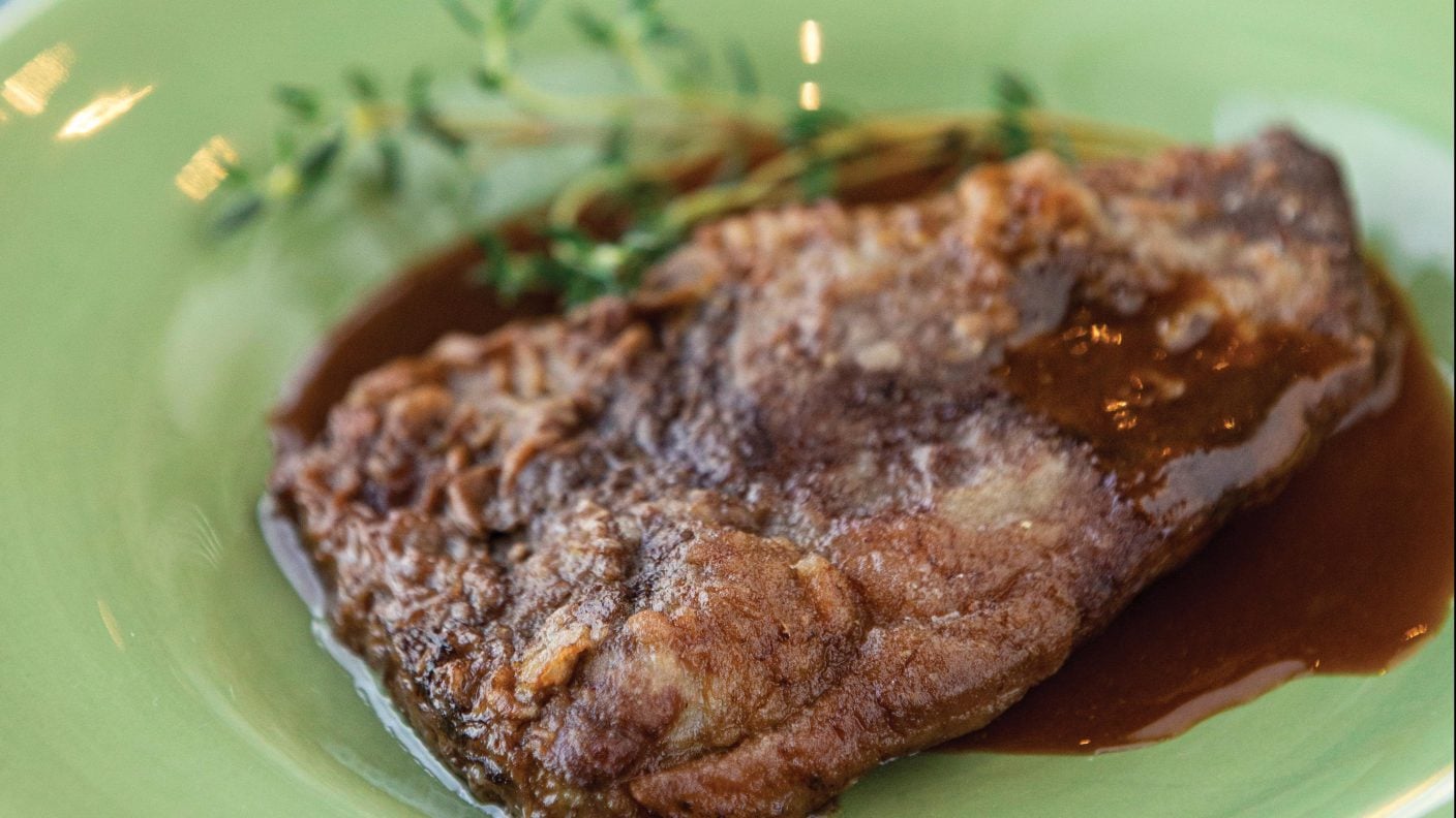 Our Ohio Recipe Country fried steak with espagnole sauce