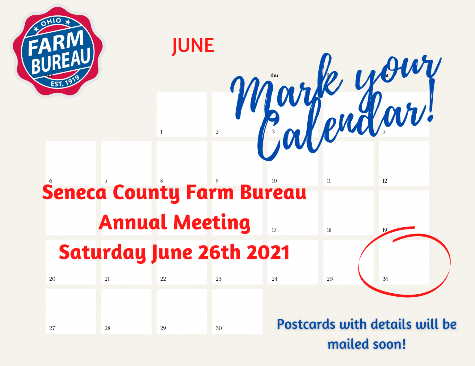 2021 Seneca County Annual Meeting Ohio Farm Bureau
