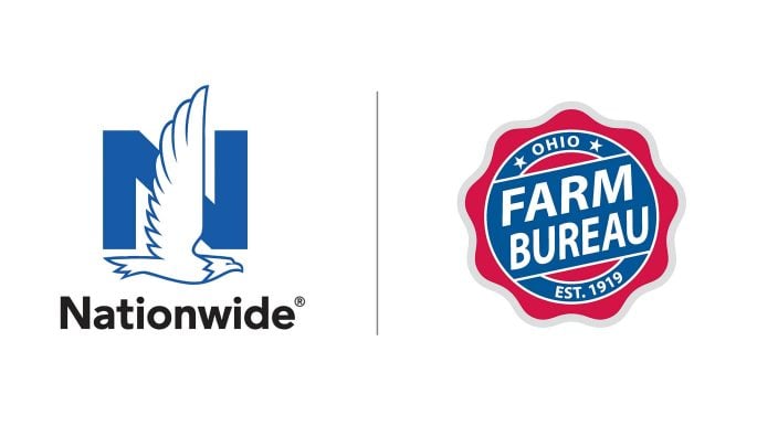 Nationwide logo Ohio Farm Bureau Insurance