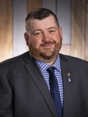 Nathan Brown 1st Vice President<br/>District 20 Trustee<br/>Ohio Farm Bureau Federation