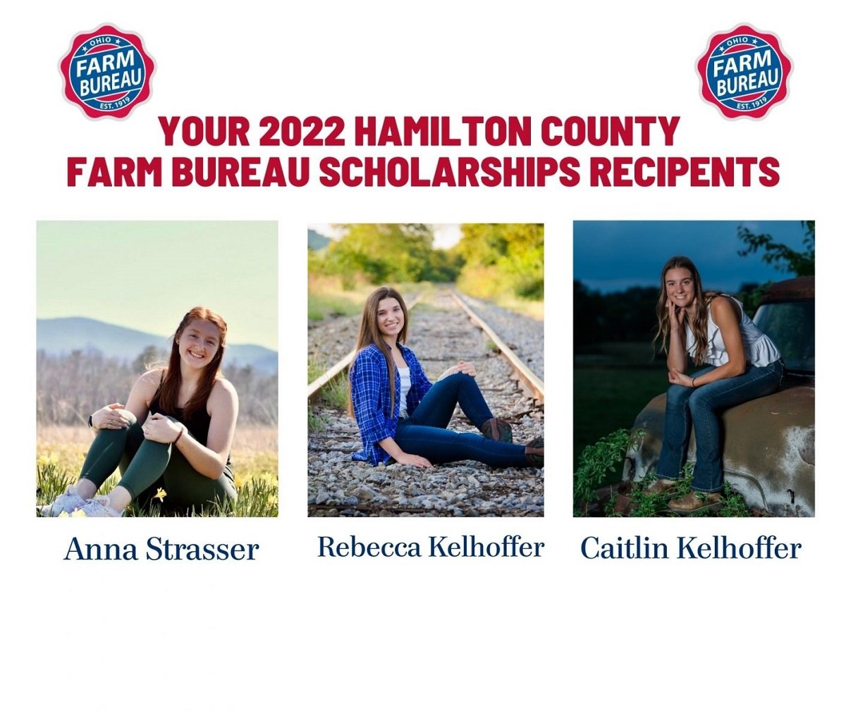 2022 Hamilton County Scholarship recipients