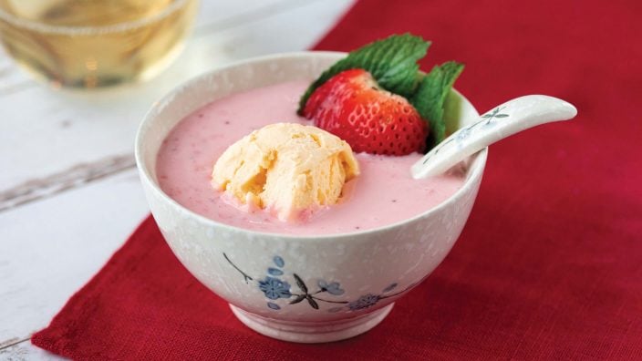 Summertime strawberry dessert
