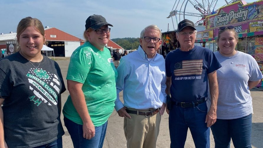 DeWine visits 2022 Hocking County Fair Ohio Farm Bureau