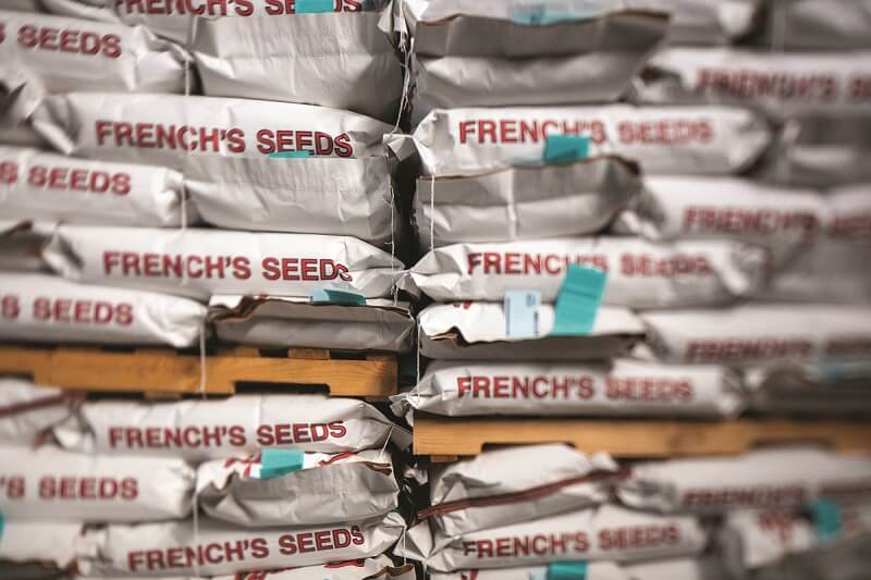 French's Seed bags