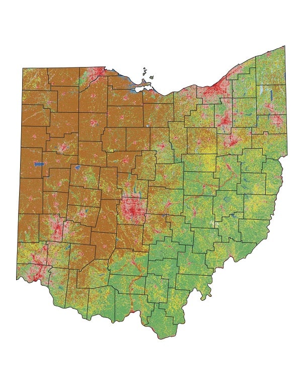 Ohio land use map