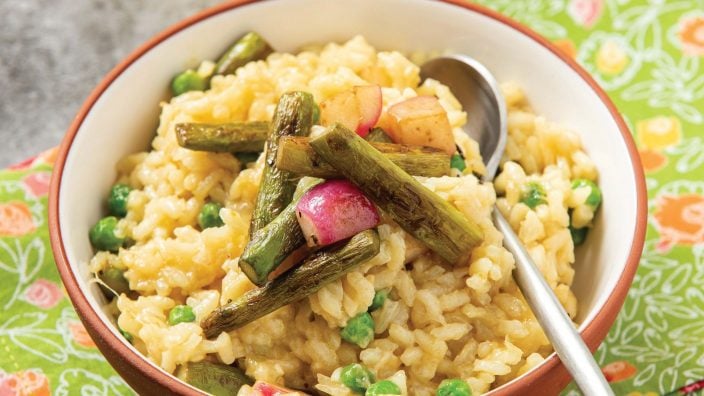 Asparagus and Spring Vegetable Risotto