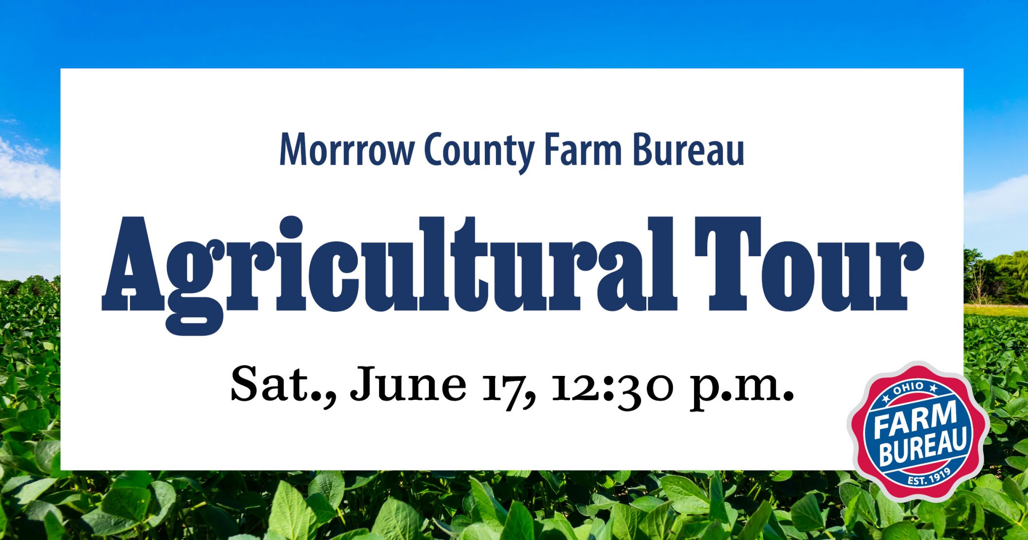 Morrow County Farm Bureau's Agricultural Tour set for June 17 Ohio