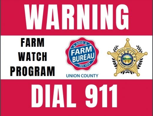 Farm Watch sign