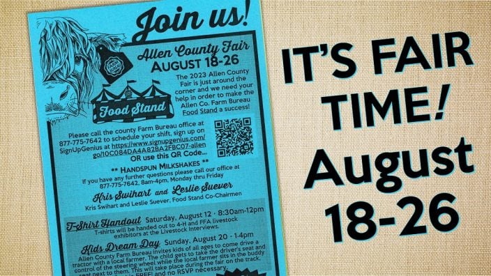 Allen County Fair Aug. 18-26