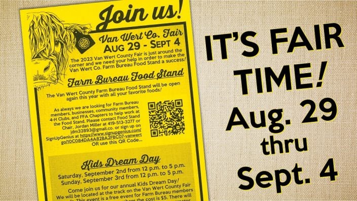 Van Wert County Fair Aug. 29 - Sept. 4