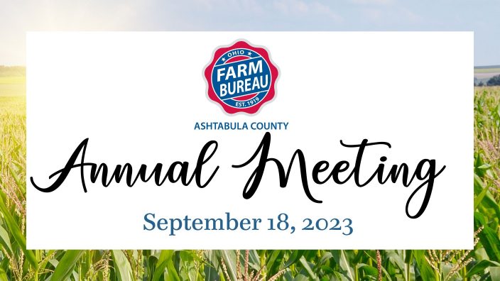 2023 Ashtabula County Farm Bureau Annual Meeting