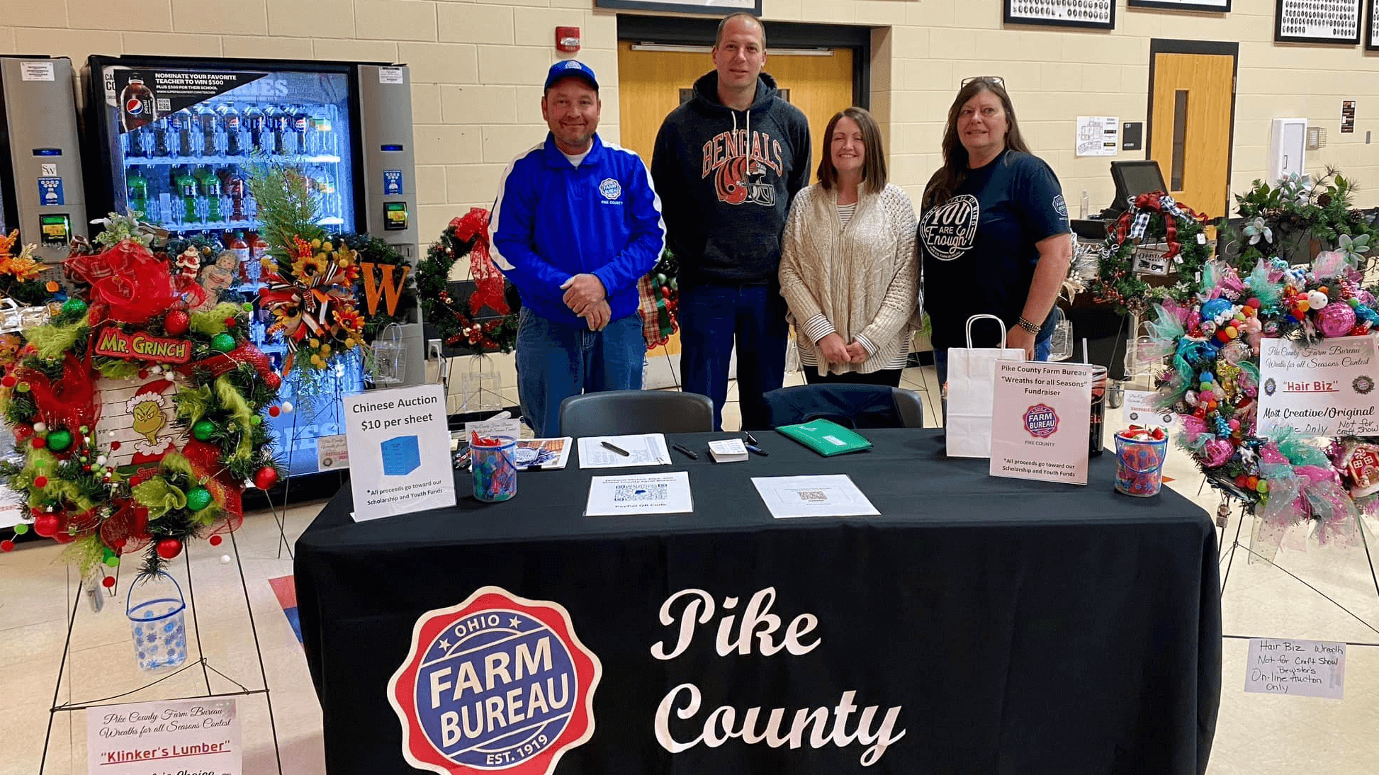 Wreaths for All Seasons at Jingle Bell Craft Show Ohio Farm Bureau