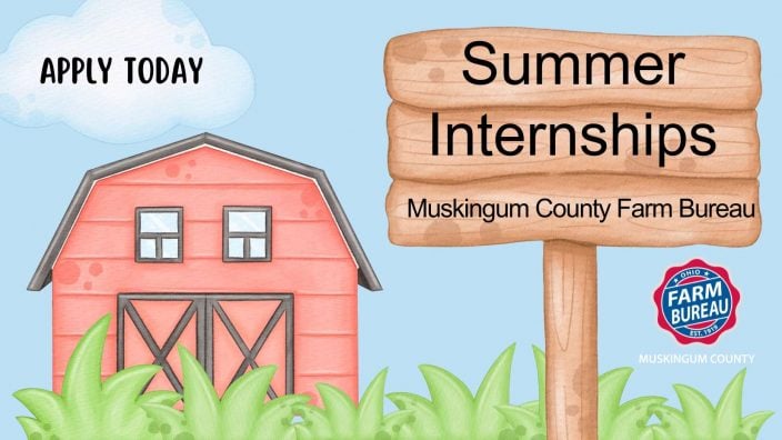 Muskingum County Farm Bureau Summer Internships