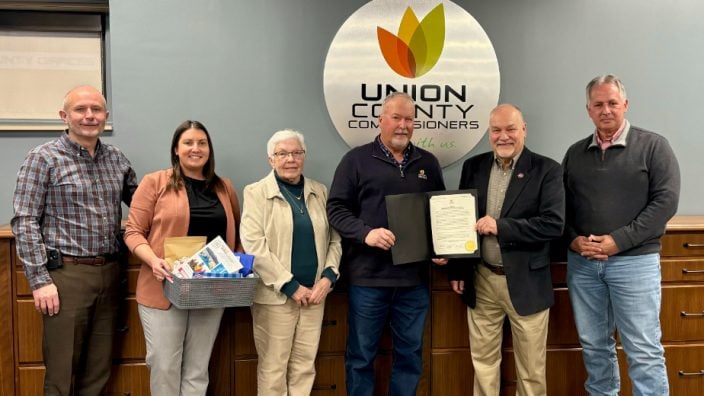 Union County Commissioners national ag week 2024