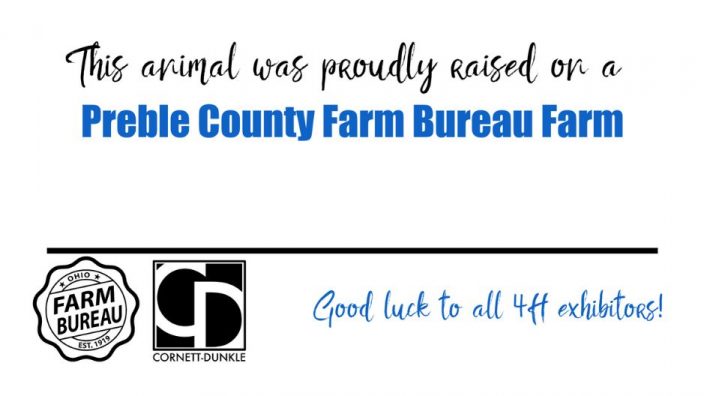 Preble County Stall Sign