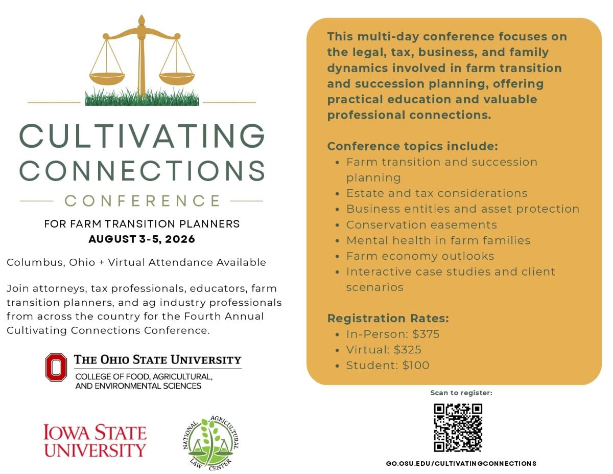 2026 Cultivating Connections Conference flyer