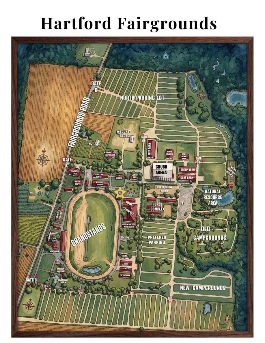 Hartford Fair map