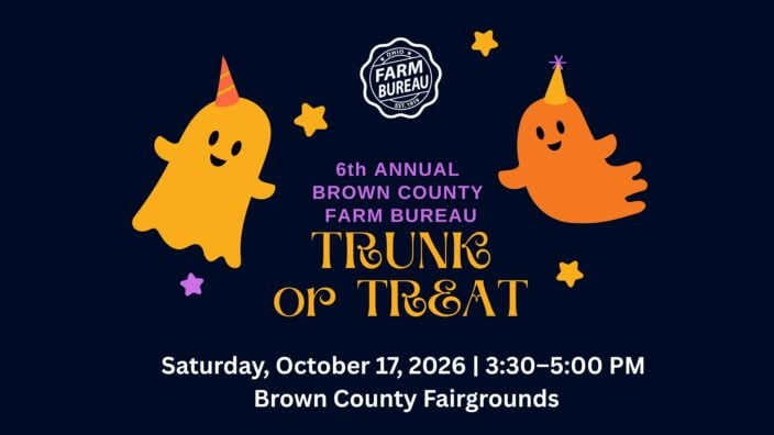 6th Annual Brown County Farm Bureau Trunk or Treat